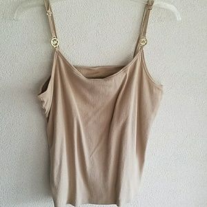 Donated Michael kors crop top tank in beige